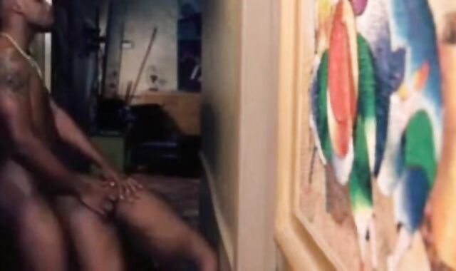 Spanking and Sucking Black Cock