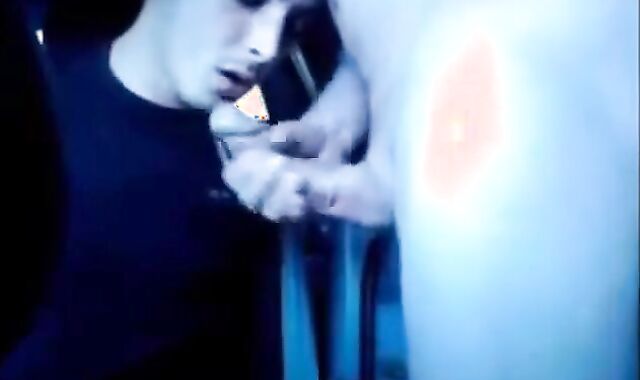 Stranger Blows Me and Cums on My Face in Public