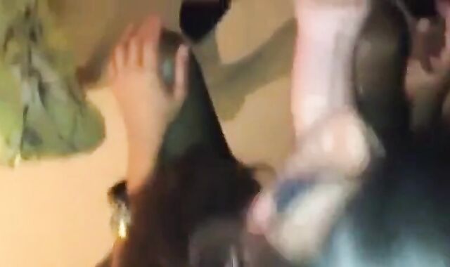 Sexy Latin Crossdresser Blowjob