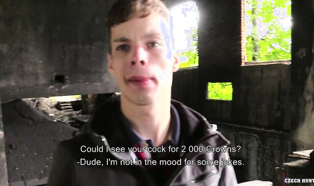 CzechHunter: Nicely-shaped sans a condom hatch nail outdoors