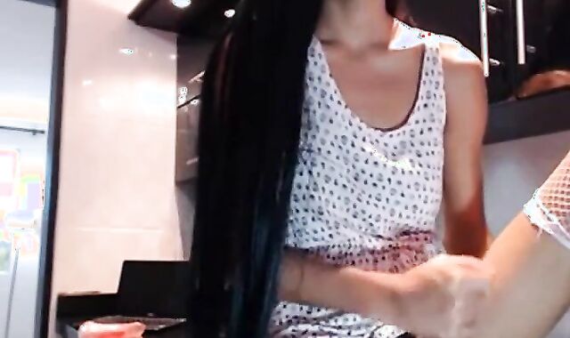 Latin Tgirl Holly's Amateur Webcam Show 2