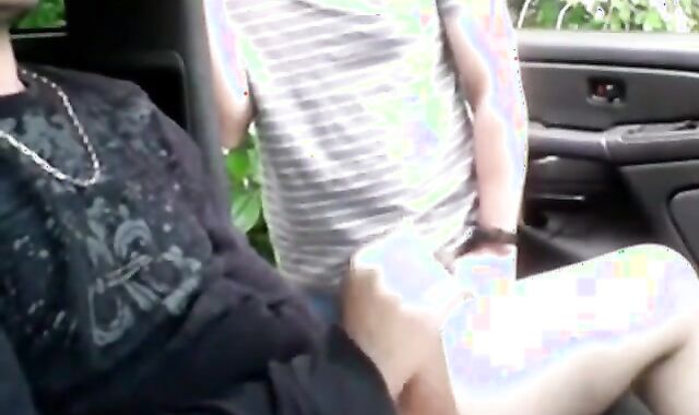 Interracial Outdoor Suck Off at the Rest Stop