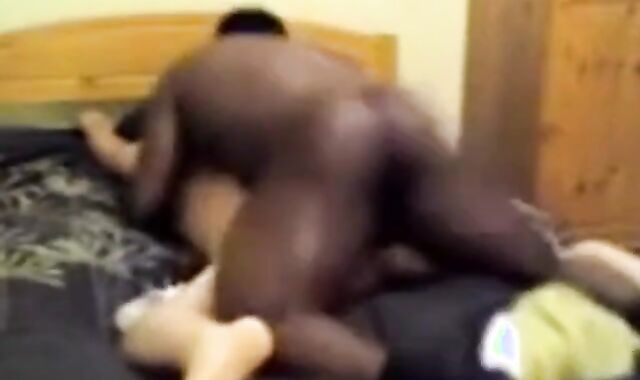 Big Black Cock Fucks White Guy on Webcam