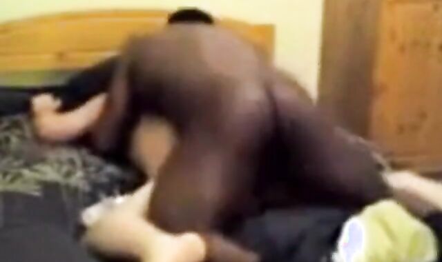 Big Black Cock Fucks White Guy on Webcam