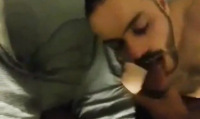 Big-Cock Blowjob and Facial with My Buddy