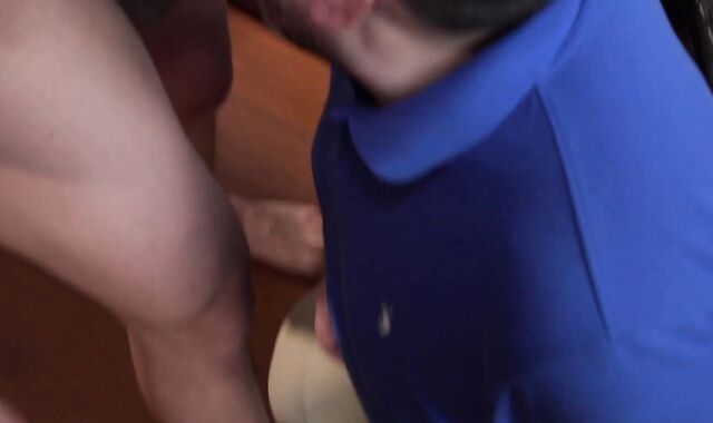 No condom Me Dad - Rigid Jonas threeway arse-nail