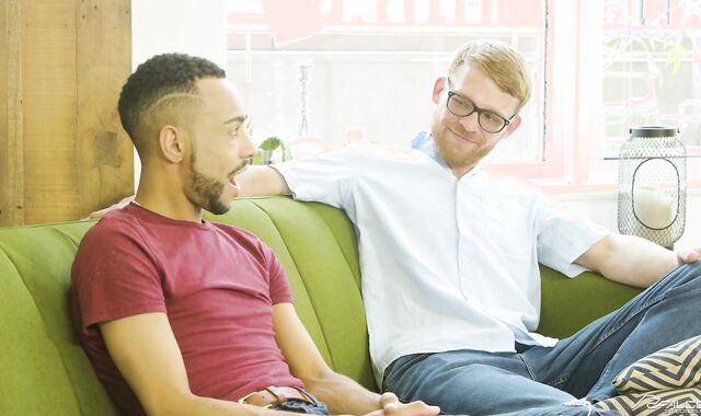 FalconStudios - Dark-hued agrees to sans a condom deepthroating dick