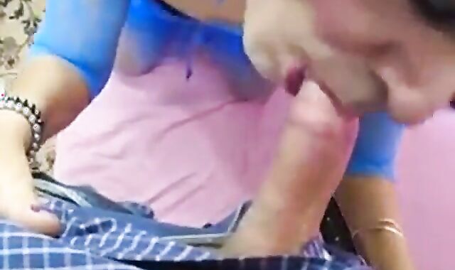 Crossdresser Deepthroats a Big Cock