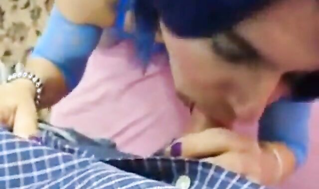 Crossdresser Deepthroats a Big Cock