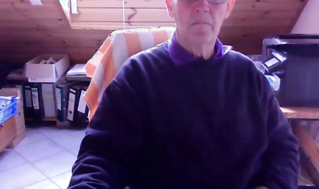 74-Year-Old German Silver Daddy Cums Hard 2