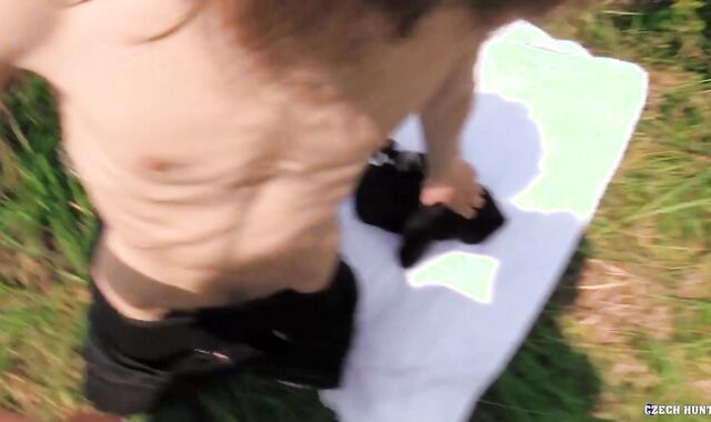 Czech Hunter: Hj as well as Czech faggot