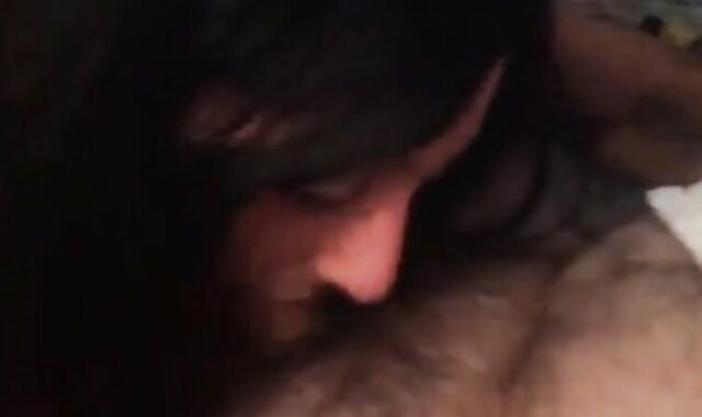 Sucking Off a Straight Guy in Part 2: Amateur Crossdresser Blowjob