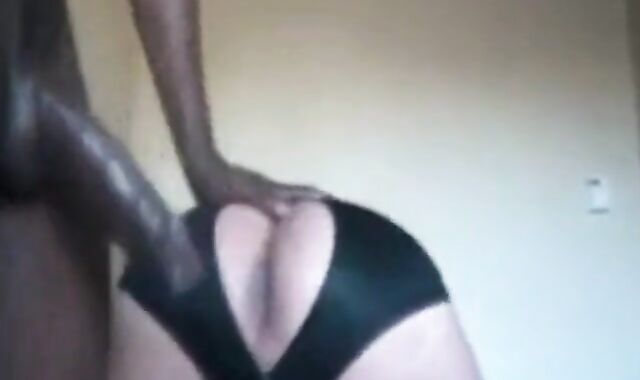 Amateur Interracial Bareback with Big Black Cock 2
