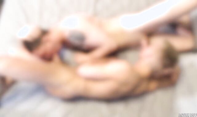 Activeduty: Black-haired Logan Lane rectal plowed lovemaking episode