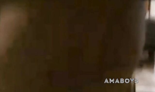 Fat Daddy Strips and Strokes on Webcam