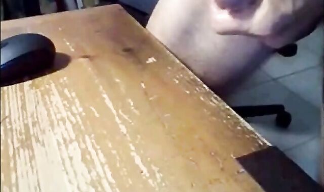 Hairy Grandpa Plays with Sex Toy