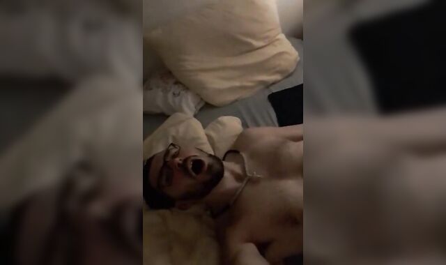 Muscular Serbian Twink Plays with His Black Dildo!