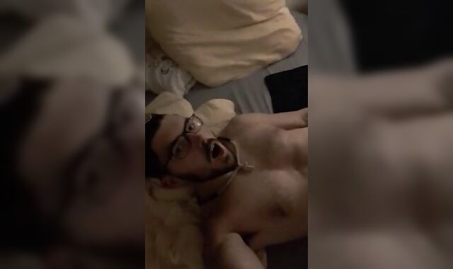 Muscular Serbian Twink Plays with His Black Dildo!