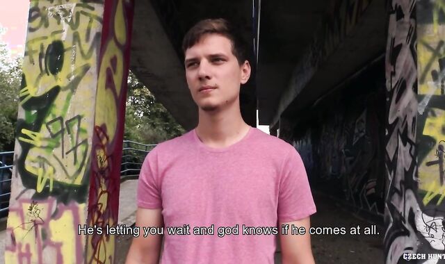 CzechHunter.com: Dark-skinned hair without a condom suck off jism outdoors