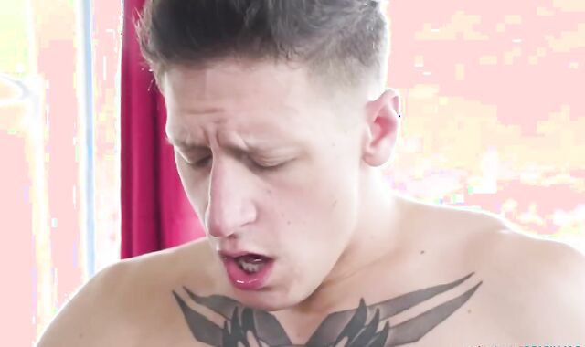 mouth-watering Stepbrother Joins In bare 3some