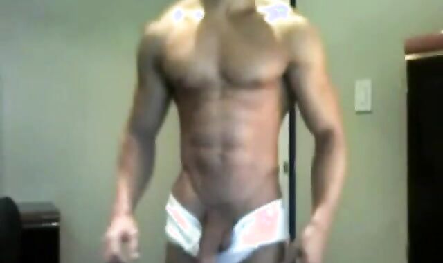 Mr muscles extraordinaire web camera flash huge shaft