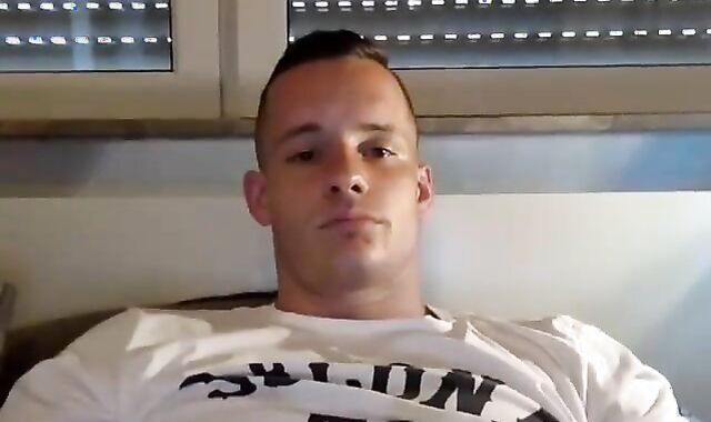 glamorous clean-shaved Muscle Teddy Wanking His hefty fuckpole