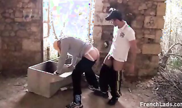 large man sausage man receives Some jaws And bootie