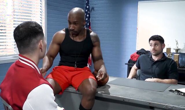 Falcon Studios - Furry youthful twunk multiracial buttfuck outdoors