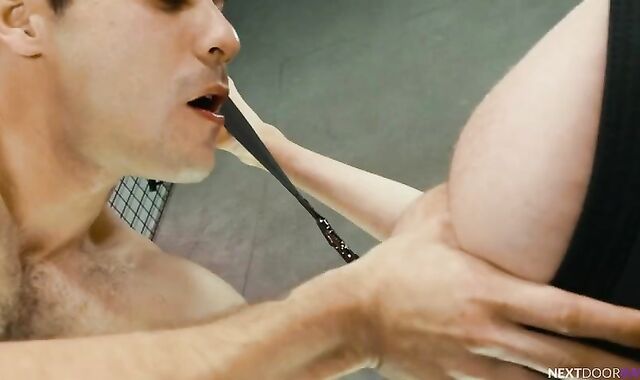 Inked Wanking fat shlong