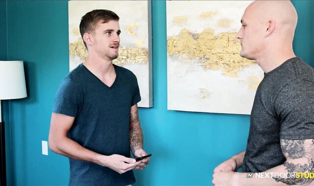 Next Door Originals - Homosexual Trevor Laster smooching