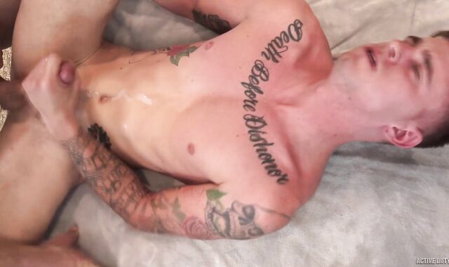 Activeduty - Ryan in company with brown-haired Jordan