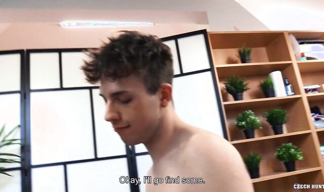 CzechHunter.com - Czech youngster Hunter POINT OF VIEW getting facial cumshot indoor
