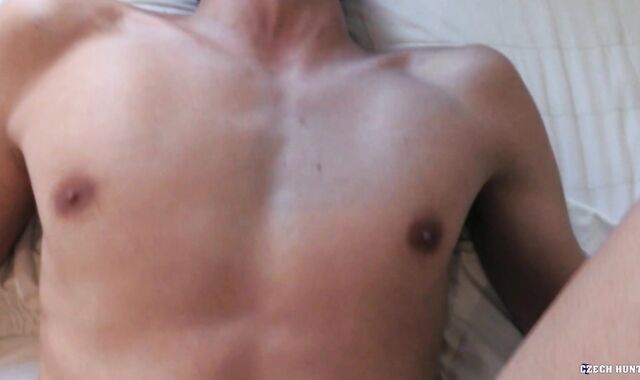 CzechHunter.com - No condom Czech boy face tear up in the couch