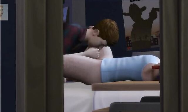SIMS four School Soiree | HONRY FRATS ATTEMPT BAREBACKING 2