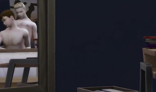 SIMS four School Soiree | HONRY FRATS ATTEMPT BAREBACKING 2