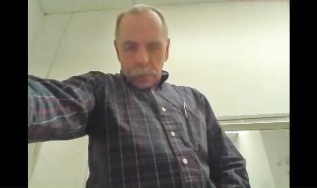 Daddy Strokes His Big Cock