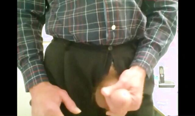 Daddy Strokes His Big Cock