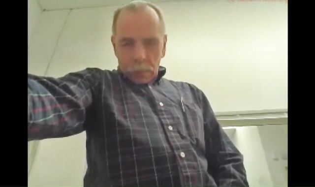 Daddy Strokes His Big Cock