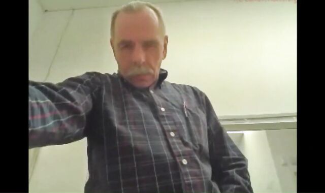 Daddy Strokes His Big Cock