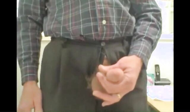 Daddy Strokes His Big Cock