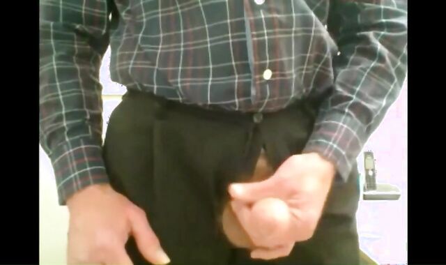 Daddy Strokes His Big Cock