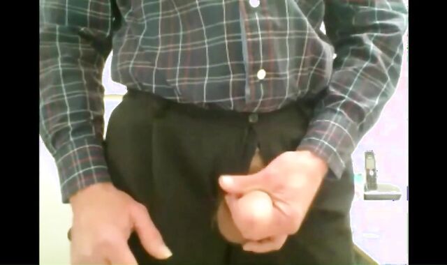 Daddy Strokes His Big Cock
