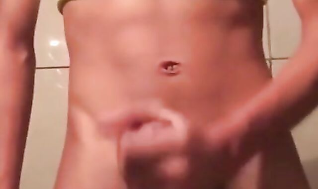 Twink Plays with His Toy on Webcam