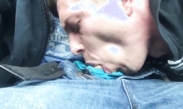 Outdoor Blowjob and Swallow with a Handsome Stranger 2