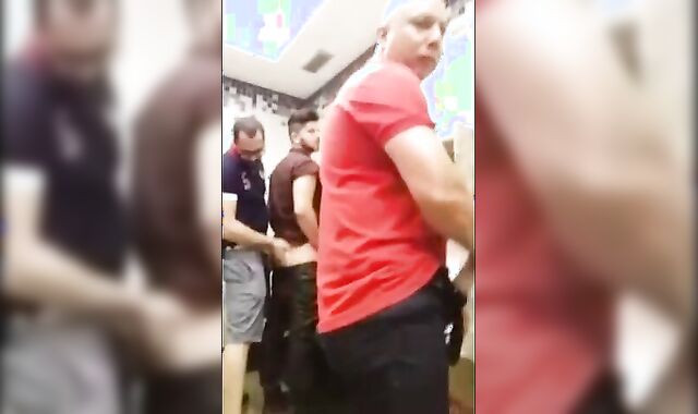 Breeding a Slut: Bareback in a Public Bathroom Orgy