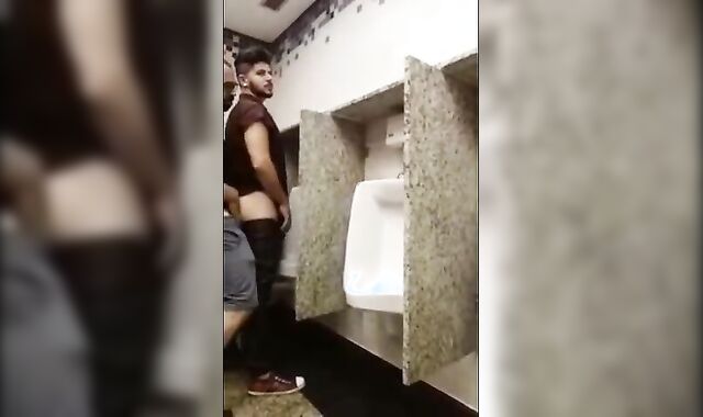 Breeding a Slut: Bareback in a Public Bathroom Orgy