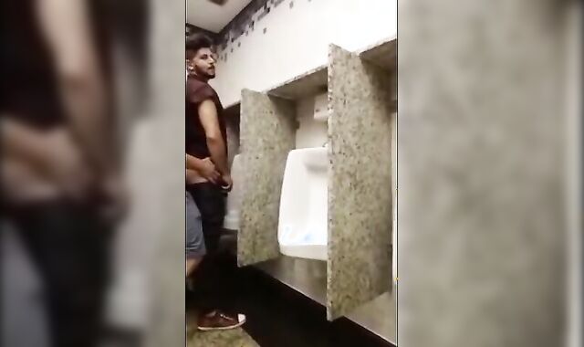 Breeding a Slut: Bareback in a Public Bathroom Orgy