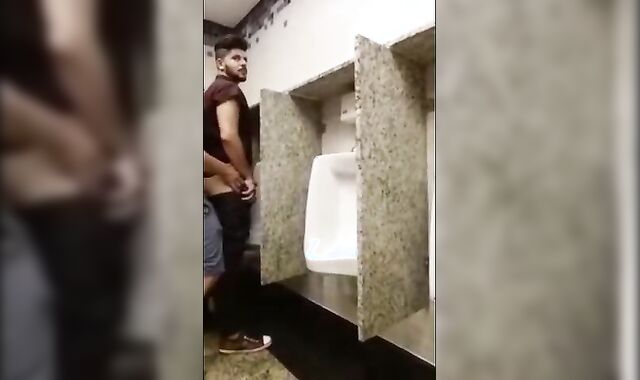 Breeding a Slut: Bareback in a Public Bathroom Orgy