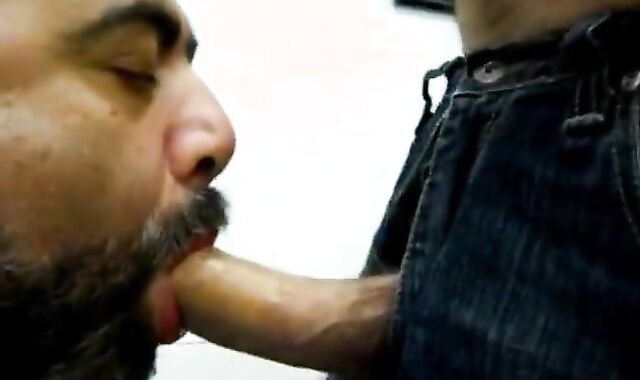 Amateur Bear Daddy Sucking Cock