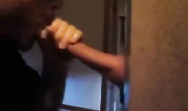 Big Cock Glory Hole Fun: Amateur Blowjob & Cum Swallow